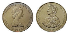 50 pence (80º aniversário da Rainha Mãe)