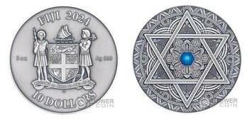 10 dólares (Arte Mandala Judaica)