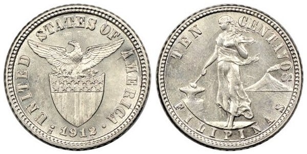 10 centavos (Administração EUA)