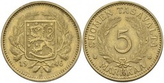 5 markkaa