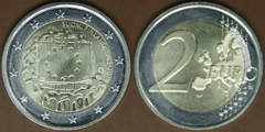 2 euro (30º aniversário da bandeira europeia)