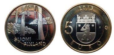 5 euros (Satakunta, Sammallahdenkmäki)