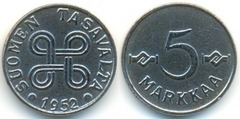 5 markkaa