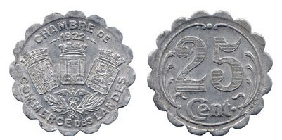 25 cêntimos (Departamento de Landes)