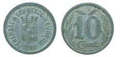 10 cêntimos (Departamento de Eure-Comuna de Évreux)