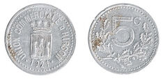5 cêntimos (Departamento de Aisne - Município de Hirson)