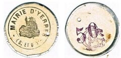 50 cêntimos (Departamento de Essonne - Município de Yerres)