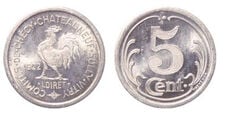 5 cêntimos (Departamento do Loiret-Comunidades de Chécy, Chateauneuf e Sully)
