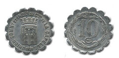 10 centimes (Departamento de Aisne-Commune de la Capelle )
