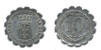 10 centimes (Departamento de Aisne-Commune de la Capelle )
