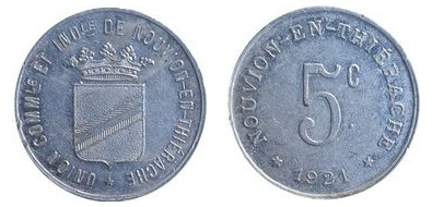 5 centimes (Departamento de Aisne-Comuna de Le Nouvion-en-Thiérache)