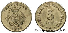 5 centimes (Departamento de Pyrénées-Orientales - Comuna de Perpignan)