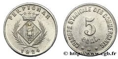 5 centimes (Departamento de Pyrénées-Orientales - Comuna de Perpignan)