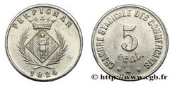 5 centimes (Departamento de Pyrénées-Orientales - Comuna de Perpignan)