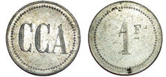 1 franco (Departamento de Pyrénées-Orientales - Comuna de Perpignan)