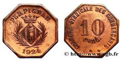 10 centimes (Departamento de Pyrénées-Orientales - Comuna de Perpignan)