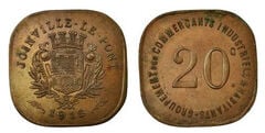 20 cêntimos (Departamento do Vale do Marne-Comunidade de Joinville-le-Pont)