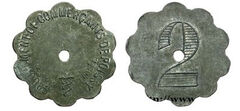 2 cêntimos (Departamento de Yvelines - Comuna de Poissy)