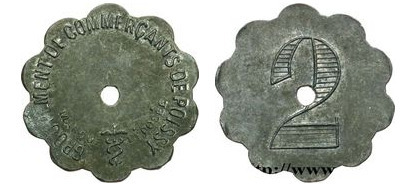 2 cêntimos (Departamento de Yvelines - Comuna de Poissy)