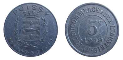 5 cêntimos (Departamento de Yvelines - Comuna de Poissy)