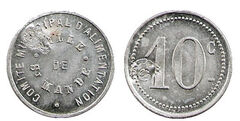 10 cêntimos (Departamento do Vale do Marne-Comunidade de Saint-Mandé)