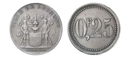 25 centimes (Departamento de Calais - Comuna de Béthune)