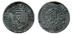 10 cêntimos (Departamento de Calais - Comuna de Calais)