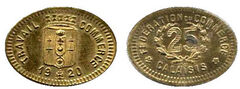 25 centimes (Departamento de Calais-Comuna de Calais)