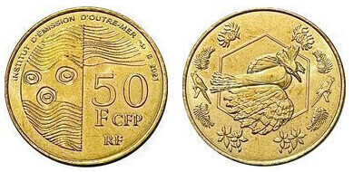 50 francos CFP (Territórios Franceses do Pacífico)