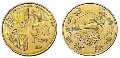 50 francs CFP (Territorios franceses del Pacífico)