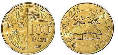 100 francos CFP (Territórios Franceses do Pacífico)