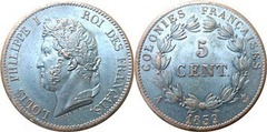5 centimes (Colonias Francesas)