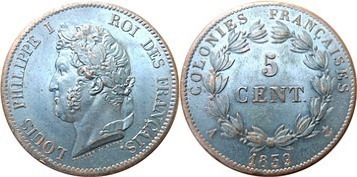 5 centimes (Colónias francesas)