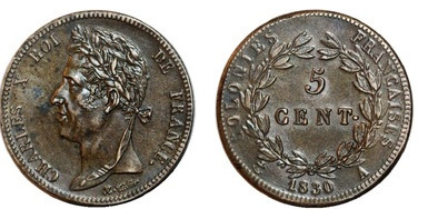 5 cêntimos (Colónias francesas)