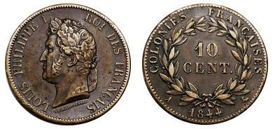10 cêntimos (Colónias francesas)