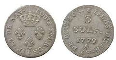 3 soles (Ilhas Francesa e Bourbon)