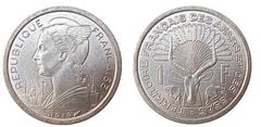 1 franco (Território francês de Afars e Issas)