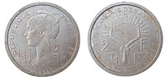 2 francs (Territorio Francés de los Afars y de los Issas)