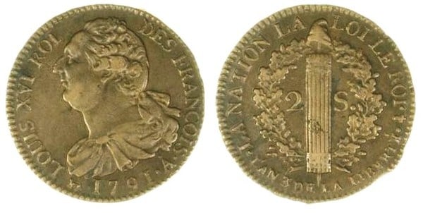 2 sols (Luís XVI)