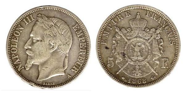 5 francs (Napoleão III)