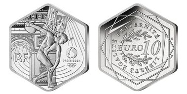 10 euro (Juegos Olímpicos, París 2024 - Francia 2022)
