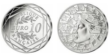 10 euros (80 anos de sufrágio feminino em França)