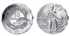 10 euros (80º Aniversário do Desembarque na Normandia - Espada)