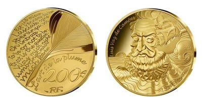 200 euros (500º aniversário do nascimento de Luís Vaz de Camões)