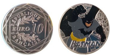 10 euros (90 anos de DC COMICS- Batman)