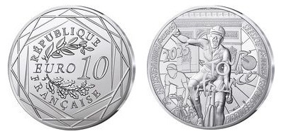 10 euros (50º aniversário da chegada aos Campos Elísios)