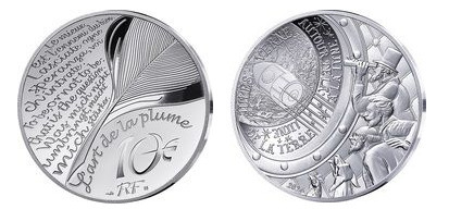 10 euros (120º aniversário da morte de Júlio Verne)