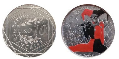 10 euros (90 anos de DC COMICS - Harley Quinn)
