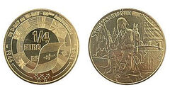 1/4 euro (80.º aniversário do Dia da Vitória na Europa - Checoslováquia)