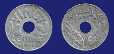 20 centimes